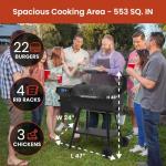 Z GRILLS 8-in-1 BBQ Smoker Grill