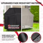 Heavy Duty Waterproof Grill Cover for Weber, Char Broil, Nexgrill