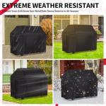 Heavy Duty Waterproof Grill Cover for Weber, Char Broil, Nexgrill