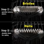 Bristle-Free Grill Brush - Efficient 17" BBQ Cleaner