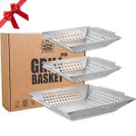 Stainless Steel Veggie Grill Basket Set