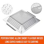 Stainless Steel Veggie Grill Basket Set