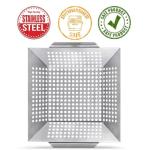 Stainless Steel Veggie Grill Basket Set