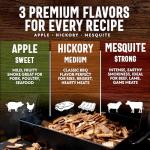 Wood Chip Variety Pack | Apple, Hickory, Mesquite | 3x1.6lb