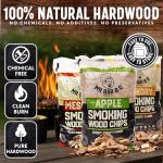 Wood Chip Variety Pack | Apple, Hickory, Mesquite | 3x1.6lb
