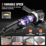 VEVOR 4-Inch Electric Wet Polisher with 7 Pads