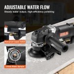 VEVOR 4-Inch Electric Wet Polisher with 7 Pads