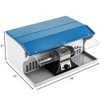 200W Jewelry Polisher with Light and Dust Collector