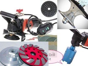 Wet Polisher GRINDER 2" FULL BULLNOSE V50 STONE MARBLE BUFFER GRANITE CORE BIT