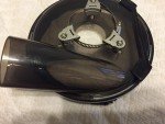 Wet Polisher Grinder with Dust Shroud and Pads