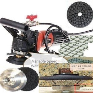 21 Stone Wet Polisher Grinder with 3 Bits