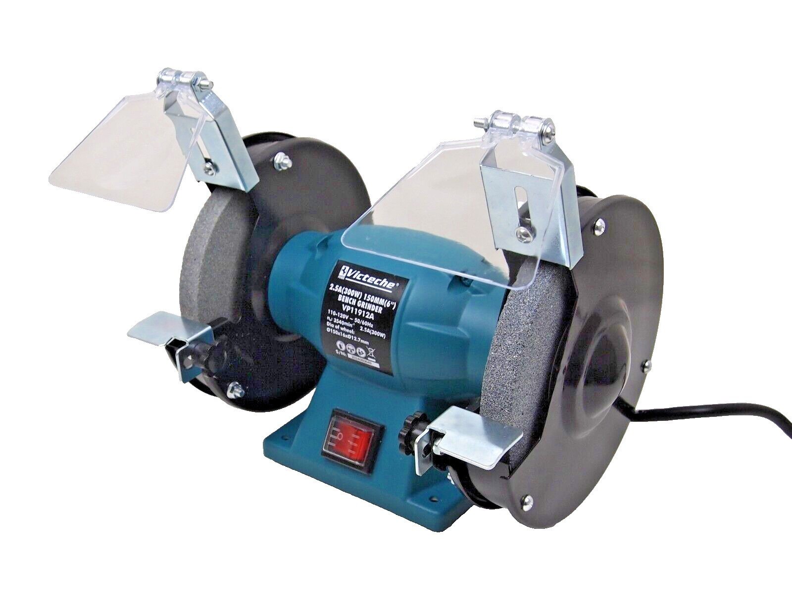 Victeche 6" 300W Bench Grinder Polisher