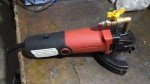 Wet Polisher Grinder with 3/16" Radius Bullnose Disc