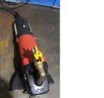 Wet Polisher Grinder with 3/16" Radius Bullnose Disc