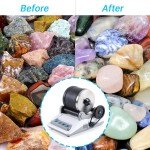 Rock Tumbler Polisher Kit with Grits & Fastenings
