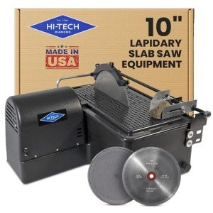 Hi-Tech Diamond 10" Lapidary Slab Saw & Blades