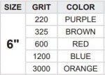 6" Purple Smoothing Disk - 220 Grit