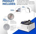 Hi-Tech Diamond 6" Trim Saw with Blades & Vise