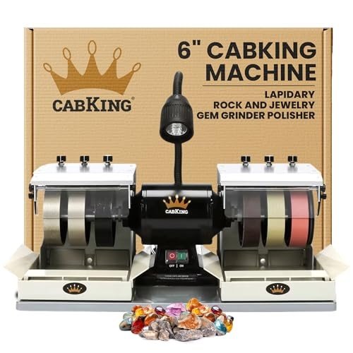 CabKing 6" Rock Grinder and Polisher Machine