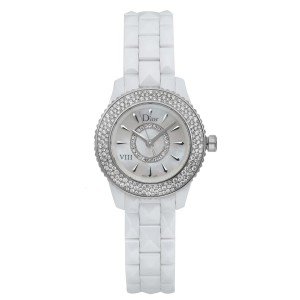 Christian Dior VIII Ceramic Dial Quartz Ladies Watch