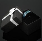 Men's Hawaiian Koa Wood & Turquoise Band Ring