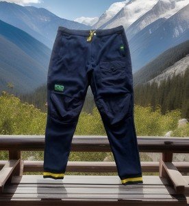 Stylish Navy Blue Men's Sweatpants - XL