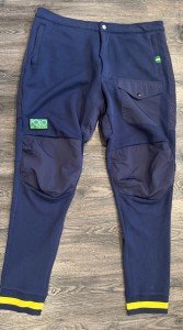 Men's 2XL Hi-Tech Quilted Sweatpants - Navy Blue