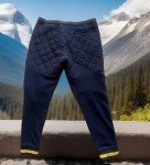 Men's Navy Blue Hi-Tech Quilted Sweatpants