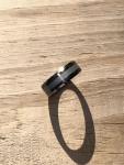 Men’s 8mm Black Brushed Tungsten Wedding Band