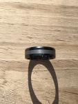Men’s 8mm Black Brushed Tungsten Wedding Band