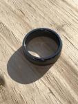 Men’s 8mm Black Brushed Tungsten Wedding Band