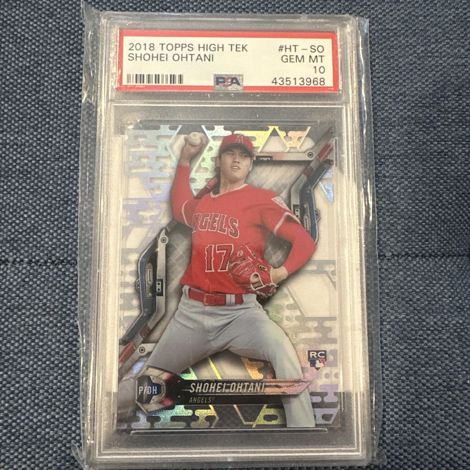 Shohei Ohtani 2018 Topps High Tek Diamond PSA 10
