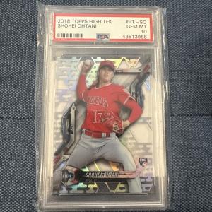 Shohei Ohtani 2018 Topps High Tek Diamond PSA 10