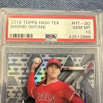 Shohei Ohtani 2018 Topps High Tek Diamond PSA 10