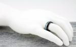 Tungsten Ceramic Men's Deer Antler Wood Band Ring