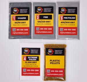 Chicago Electric 3 lb Rock Tumbling Grit Kit