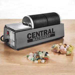 Electric Double Barrel Rock Tumbler Polisher