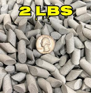 Vibra-Finish Ceramic Rock Tumbler Media – 2 Lbs