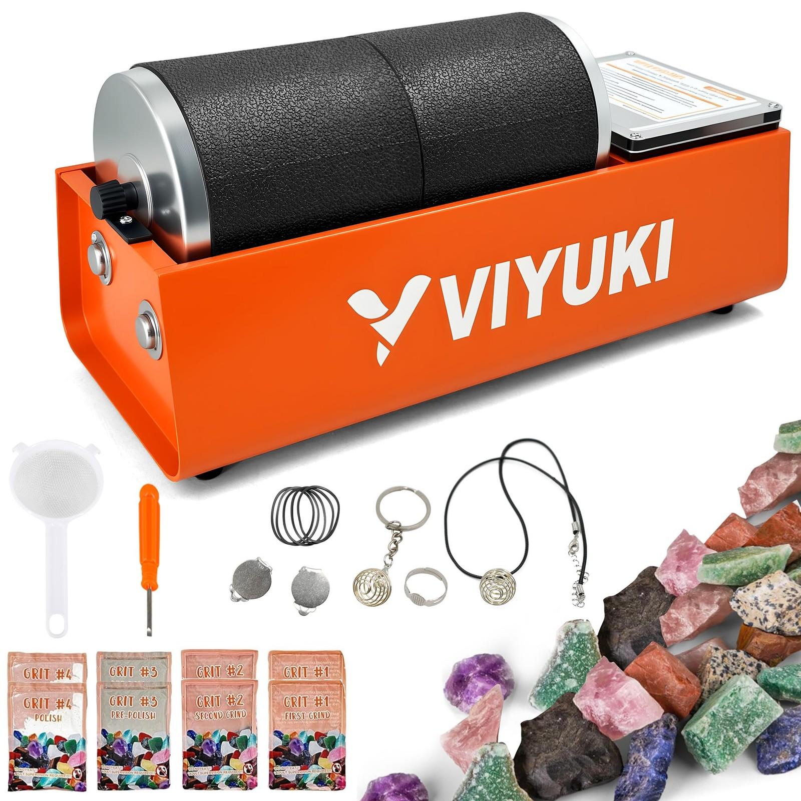 Double Drum 6LB Rock Tumbler Kit