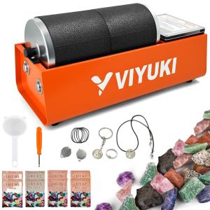 Double Drum 6LB Rock Tumbler Kit