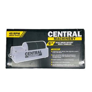 Electric Rotary Rock Tumbler Dual Barrel 6LB Polisher