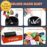 Professional Rock Tumbler Kit with Learning Guide