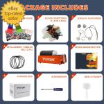 Professional Rock Tumbler Kit with Learning Guide