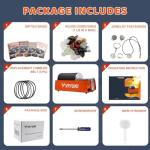 Viyuki 2025 Double Drum Rock Tumbler Kit