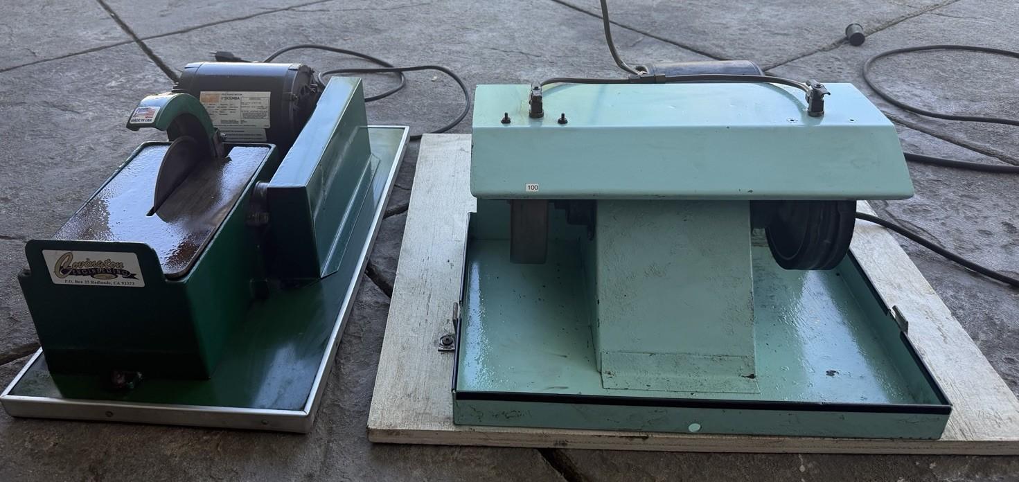 Lortone 6” Cabbing Machine with Covington Saw