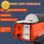 Professional Double Drum Rock Tumbler Polisher Kit