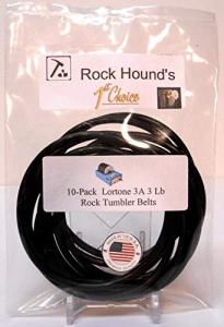 Lortone 3A Rock Tumbler Drive Belts - 10 Pack