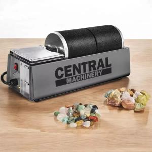 Electric Double Barrel Rock Tumbler Polisher 6LB