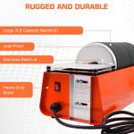 Double Drum 6LB Rock Tumbler Polisher Kit