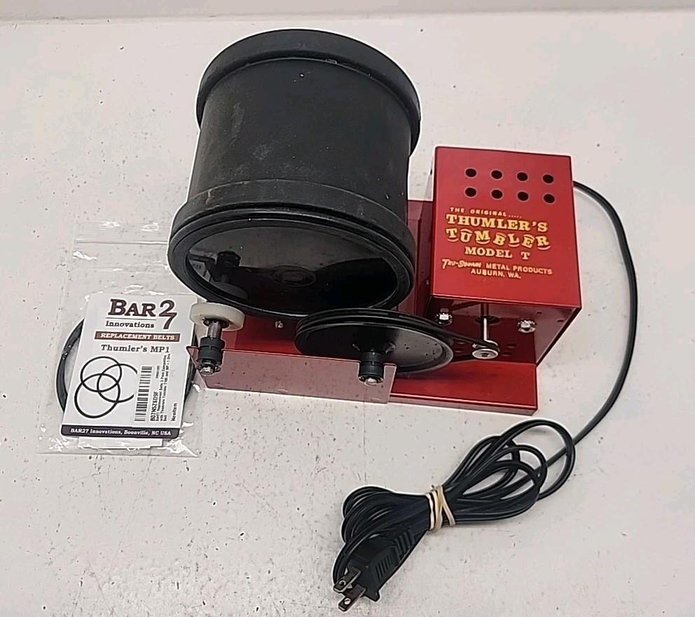 Thumler’s Model T Rock Polisher with Extra Belts